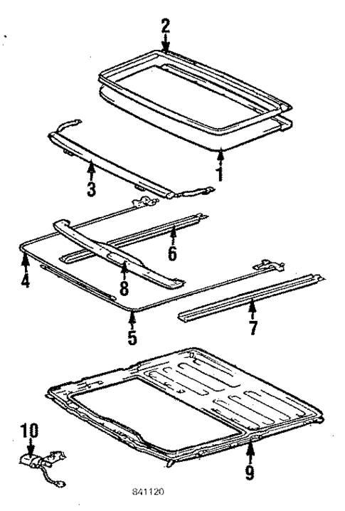 Sunroof for 1985 Toyota Corolla #0