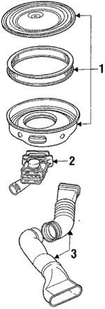 E4SZ9600B - Engine: Air Cleaner Assembly for Ford: LTD, Mustang, Thunderbird | Mercury: Capri, Cougar, Marquis Image