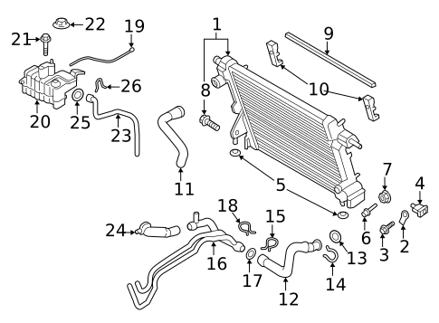 Hoses & Lines for 2018 Ford F-350 Super Duty #0