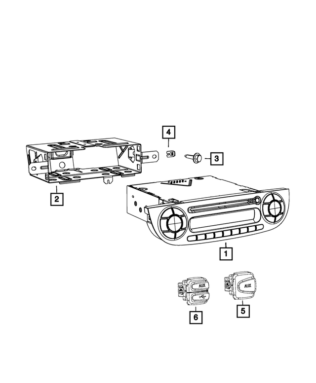 6509756AA - Electrical: Spring U Type Nut for Mopar Image