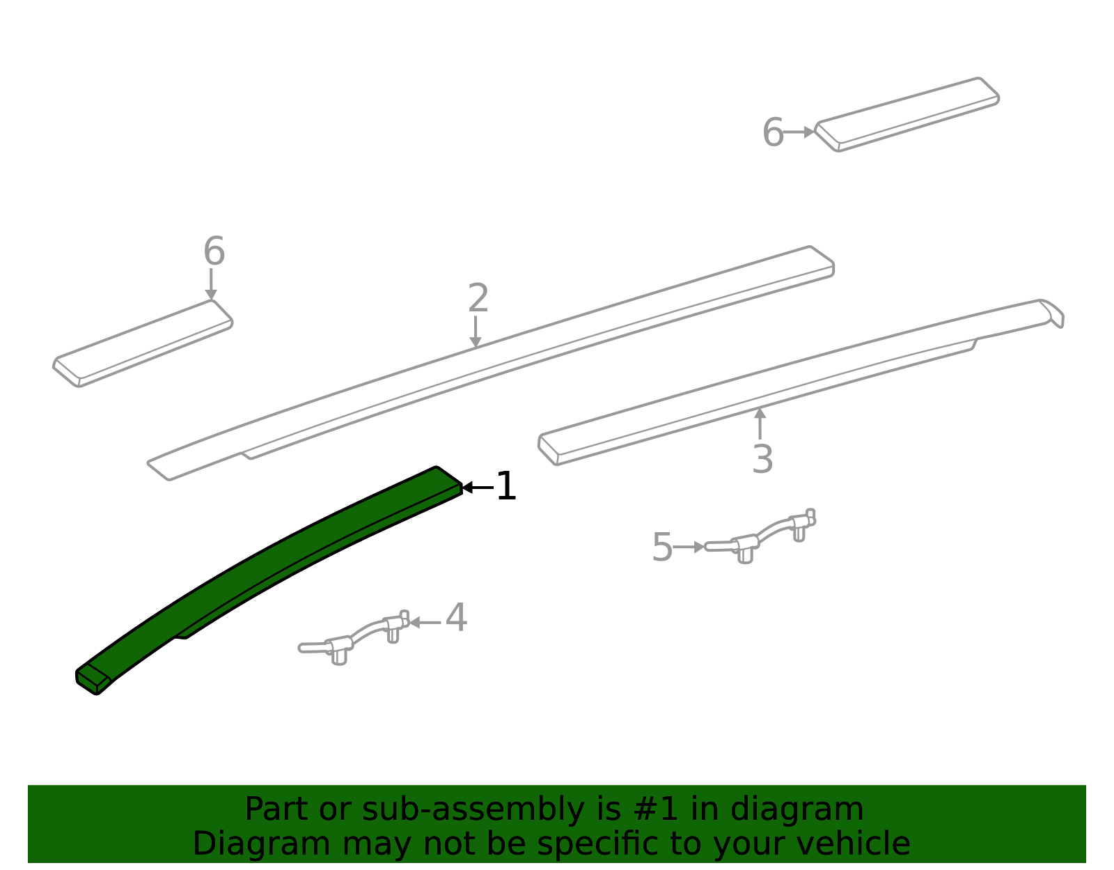 2023-2024 Subaru Solterra | 2023-2024 Subaru Solterra - Roof Rail ...