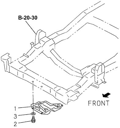 Under Guard for 1997 Honda Passport #0