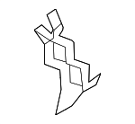 2046281524 - Body: Reinforced Beam Stay for Mercedes-Benz Image