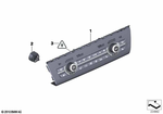 61319328427 - Vehicle Electrical System: Rep. Kit for Radio/Climate Cont. Panel for BMW Image