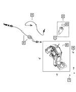 68183723AA - 6F24; 6-Speed; Automatic Transaxle: Gear Shift Knob Cap for Mopar Image