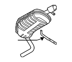 8E0253609FN - Exhaust: Resonator for Audi: A4, A4 Quattro Image