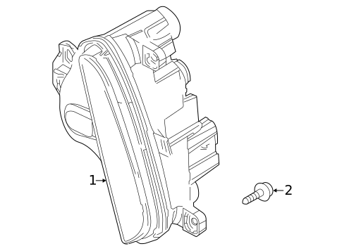 Fog Lamps for 2021 Toyota RAV4 #2