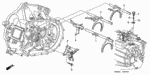 24201PNS010 - Transmission - Manual: FORK, GEARSHIFT (5-6) for Acura Image