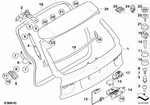51767177284 - : Trunk Lid Gasket for BMW Image