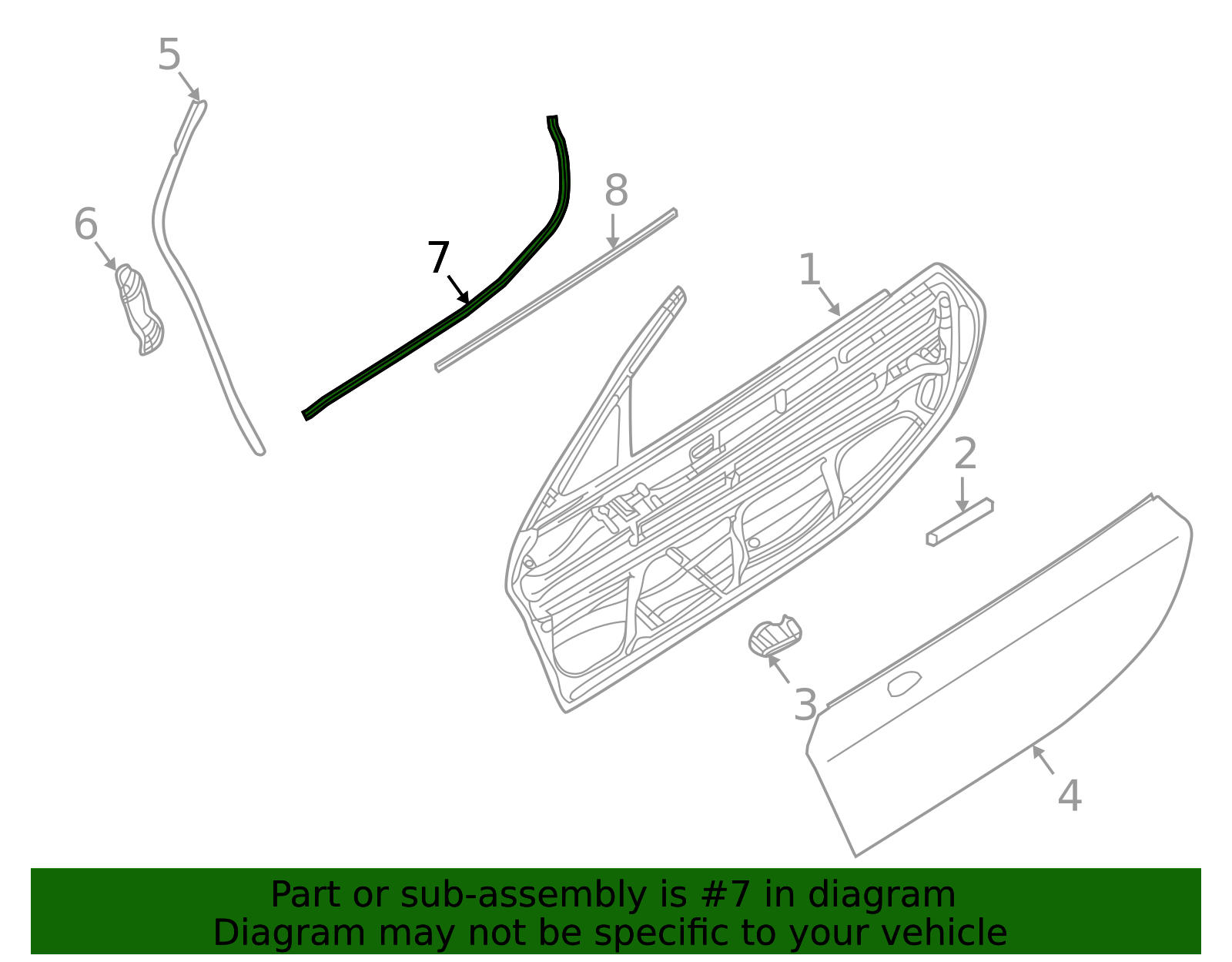 Weather-Strip On Body - BMW (51767457946)