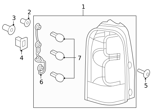 Bulbs - Chassis for 2006 Buick Terraza #1