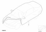 82150445376 - Retrofitting / Conversion / Accessories: Cover Indoor for BMW: Z4 30i, Z4 35i, Z4 35is Image image