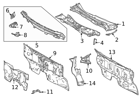 Cowl for 2022 Toyota Sienna #0
