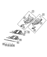68306725AB - Frame, Bumper and Fascia: Front Belly Pan for Mopar Image