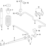 4633260065 - : Stabilizer Bar for Mercedes-Benz Image