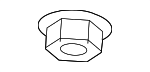 11546377 - Exhaust: Catalytic Converter Nut for GM Image
