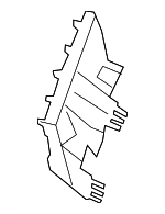 63119498654 - Electrical: Bracket for BMW: 840i, 840i Gran Coupe, 840i xDrive, 840i xDrive Gran Coupe, M8, M8 Gran Coupe, M850i xDrive, M850i xDrive Gran Coupe Image