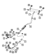 68349052AB - Exhaust: Exhaust Resonator for Mopar Image