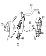55116920AA - Cooling: Radiator Lower Seal, Upper And Lower for Mopar Image