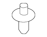 3541113 - Body: Bumper Cover Clip for Volvo Image