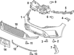 71320T60J00 - : Upper Duct for Honda Image