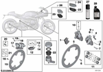 34217674607 - Service and Scope of Repair Work: Set Of Brake Caliper Piston Seals for BMW-Motorrad Image