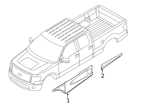 Stripe Tape for 2012 Ford F-150 #1
