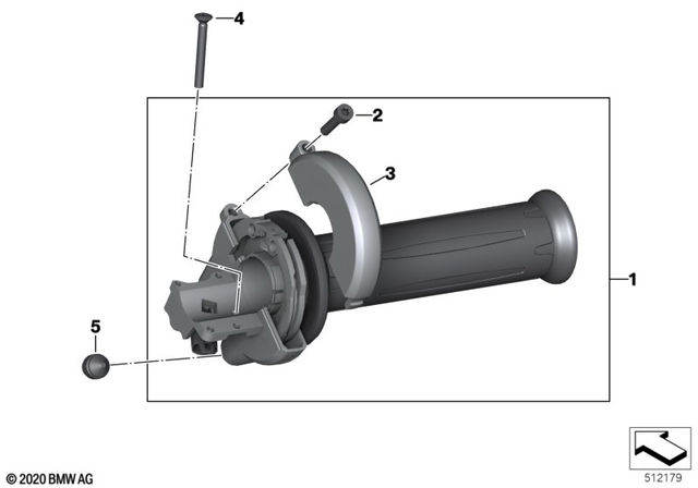 61318542310 - Steering: Csk.Fillister Head Srew - M3.5X30 for BMW-Motorrad Image image