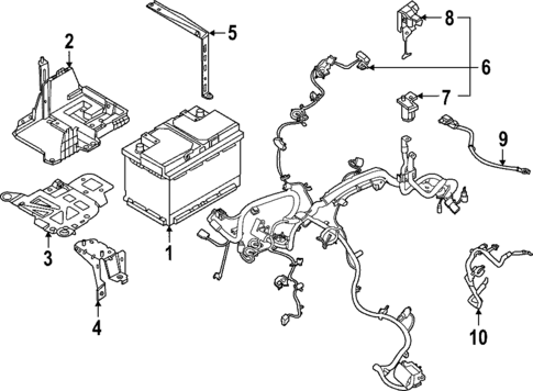 Battery for 2023 Ford Maverick #0