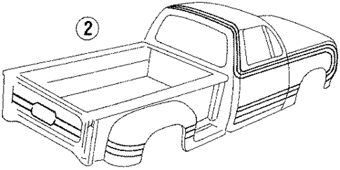 Stripe Tape for 1987 Dodge D350 #2