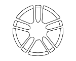 9Y0601025BC88Z - : Wheel, Alloy for Porsche: Cayenne Image