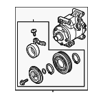 BDGF61450 - HVAC: Compressor Assembly for Mazda Image