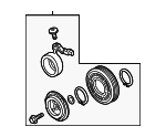 BDGF61L10 - HVAC: Clutch Assembly for Mazda Image