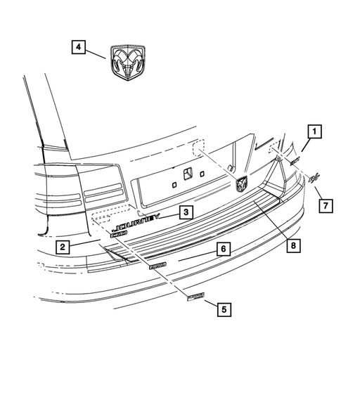 Nameplates for 2009 Dodge Journey #0