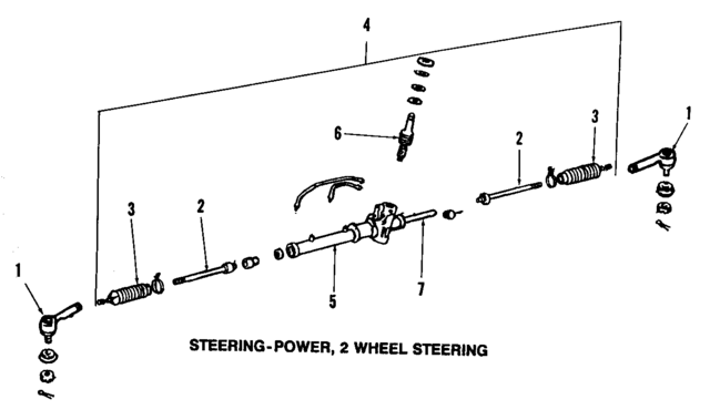 B4563225X - : Inner Tie Rod for Mazda Image