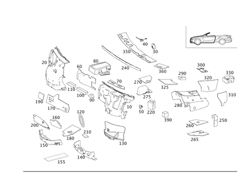 Insulation in Passenger Compartment for 2015 Mercedes-Benz E550 #0