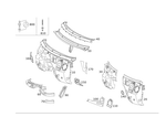 2116201808 - Cowl, Front Panel: Firewall for Mercedes-Benz Image
