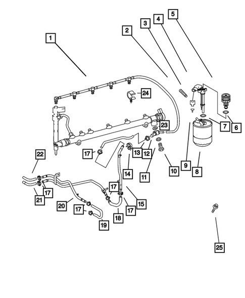 Fuel Lines for 2004 Dodge Sprinter 2500 #0