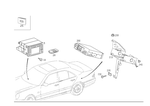 2108204889 - Electrical System: Control Panel for Mercedes-Benz Image