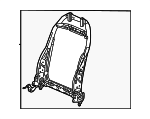 811253W0A11 - : Seat Back Frame for Acura Image