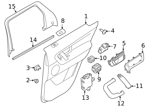 Rear Door for 2021 Land Rover Discovery Sport #2