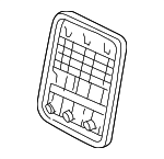 81126SZ3A62ZC - Body: Seat Back Panel for Acura Image