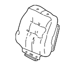 4811SZ3A81ZB - Body: Seat Back Cover for Acura Image
