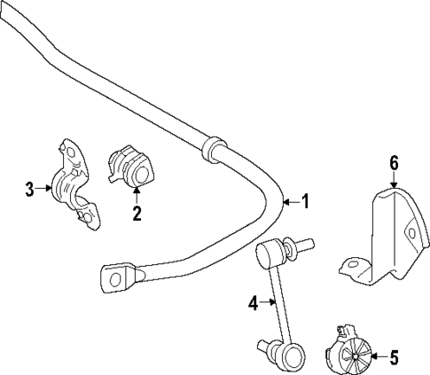 Stabilizer Bar & Components for 2025 Toyota Land Cruiser #1