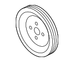 2522123020 - : Outer Pulley for Kia: Soul, Spectra, Spectra5, Sportage Image