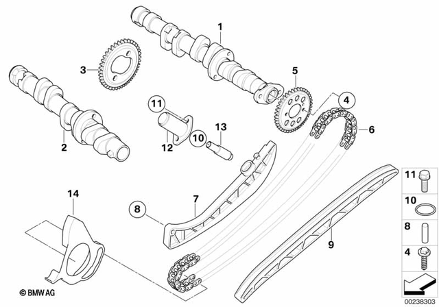 11317701207 - : Timing Chain              for BMW-Motorrad Image