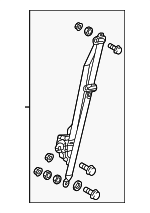 4814TBAA02ZA - Electrical: Belt &amp; Retractor for Honda: Civic Image