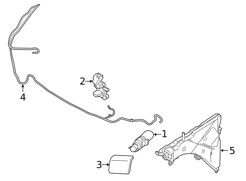 Washer Components for 2017 BMW X5 #0