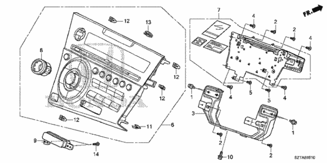 Audio Unit (1) for 2015 Honda CR-Z #0