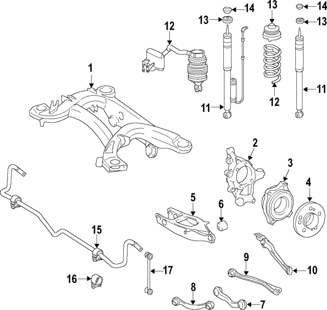 2113250184 - Suspension: Spacer for Mercedes-Benz Image
